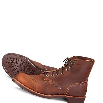 Red Wing Iron Ranger Heritage 6-Inch in Rough & Tough Leather Men's Boots Brown | ZA 222NWY